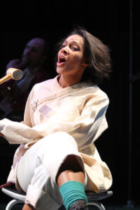 Christina Gordon on stage